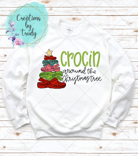 Crocin around the Christmas tree-Sweatshirt