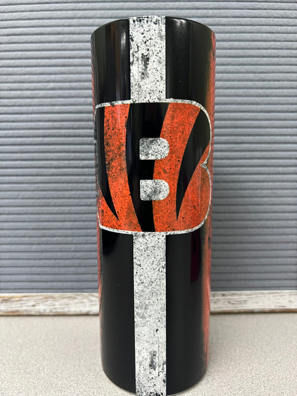 Bengals football team- 20oz stainless steel sublimated Tumbler