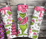 Bougie grinch- 20oz stainless steel Tumbler