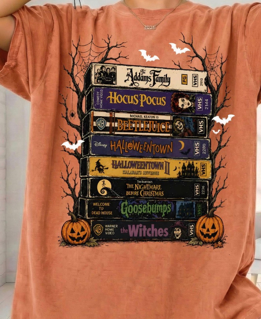 90s Halloween VHS- Shirt