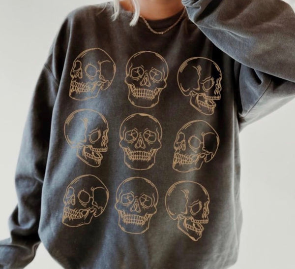 Skeleton Print- sweatshirt