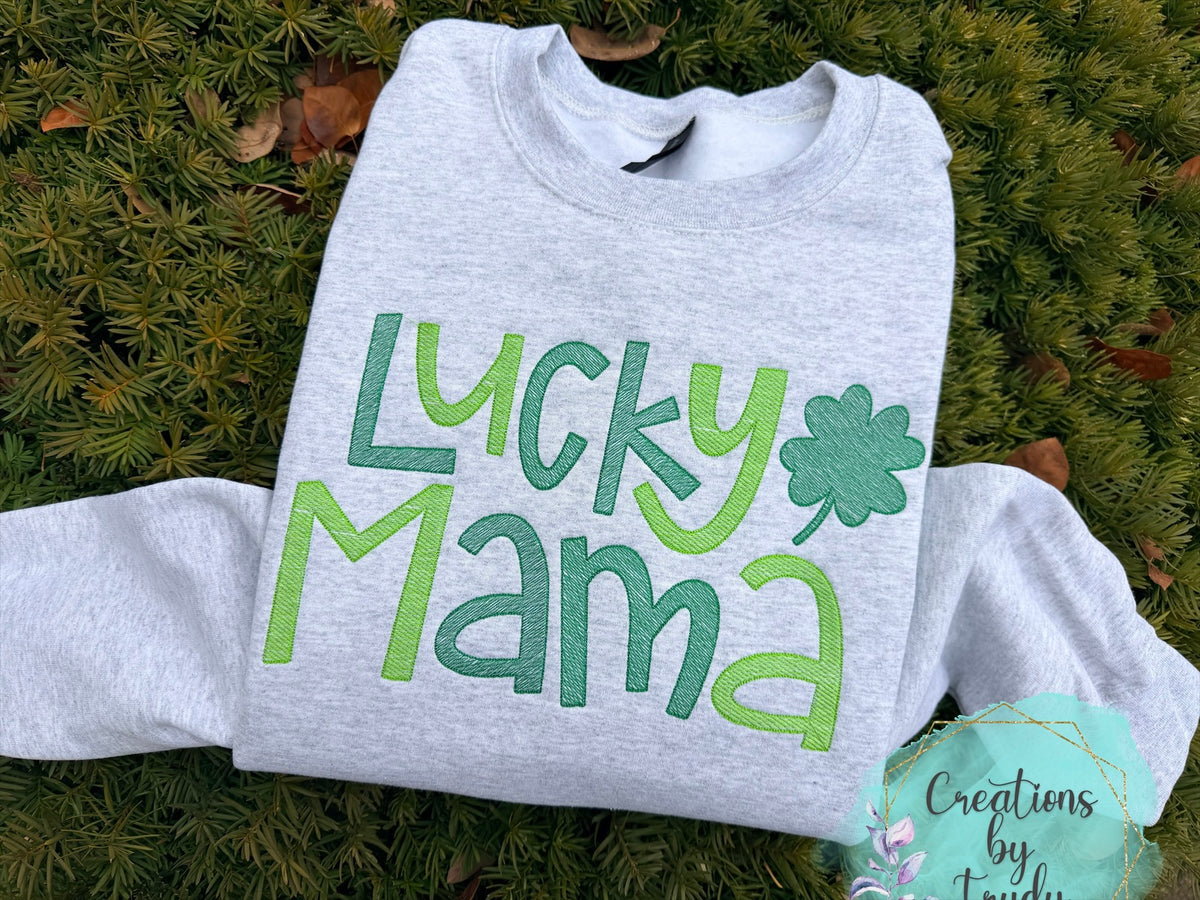 Lucky Mama Embroidered