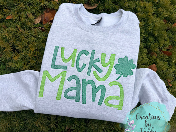 Lucky Mama Embroidered