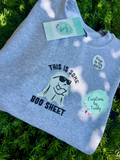 Boo sheet embroidered sweatsshirt