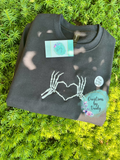 Embroidered Skeleton hands