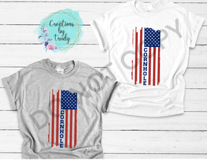 Cornhole flag T-SHIRT