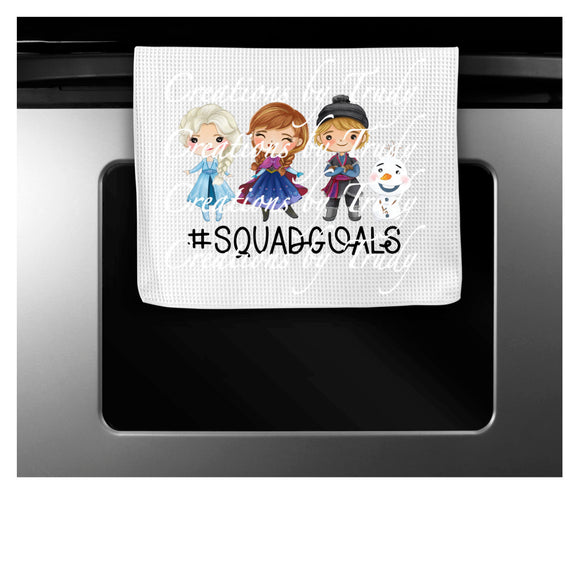 Hand Towel- Squad goals characters