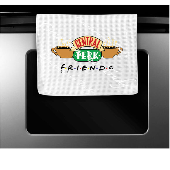 Hand Towel- Friends, coffee shop