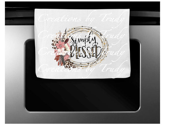 Hand Towel- simply blessed