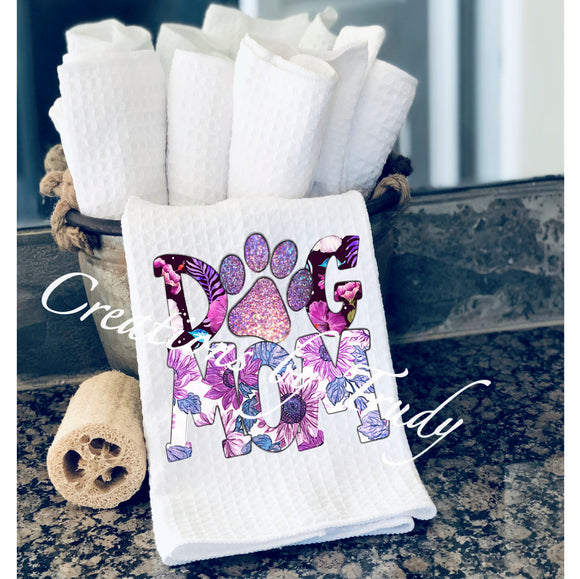 Hand towel- Dog mom