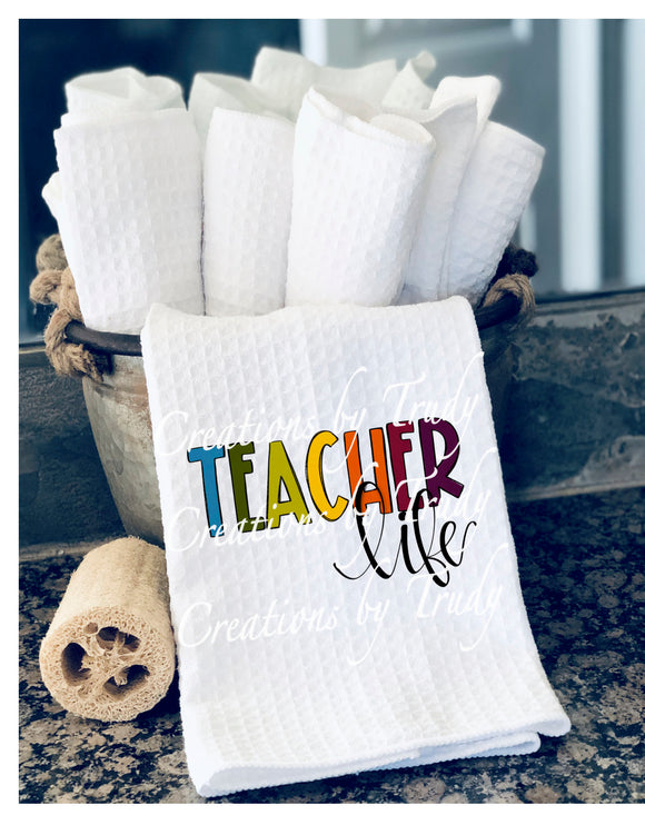 Hand Towel- Teacher Life