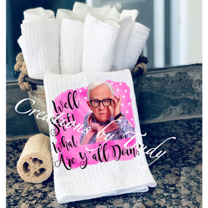 Hand Towel- Well shit, what are y'all doin?