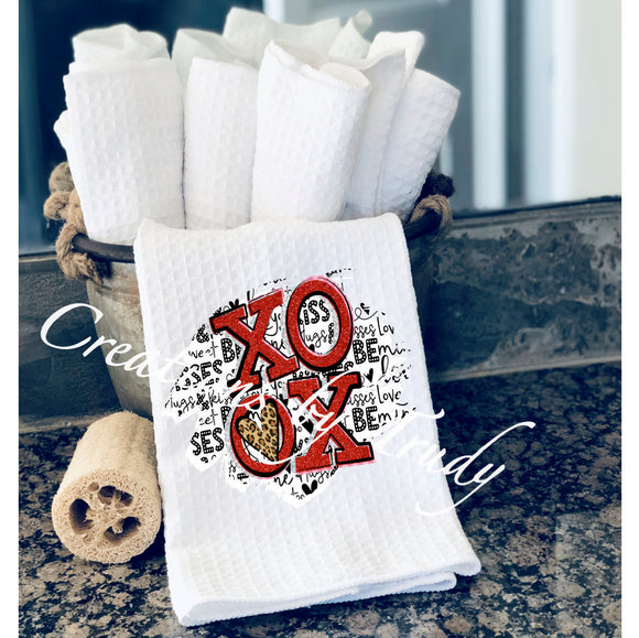 Hand Towel- XOXO hugs and kisses