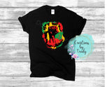 Fist green yellow red- T SHIRT
