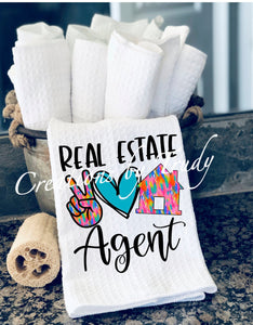 Hand Towel- Forever home agent