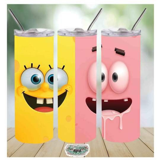 Double cartoon character- 20oz stainless steel sublimated Tumbler