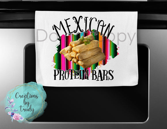 Hand Towel- Mexican protein bars