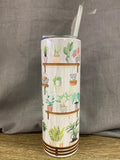 Crazy plant lady- 20oz stainless steel sublimated Tumbler