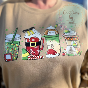 Elf coffee- crewneck sweatshirt