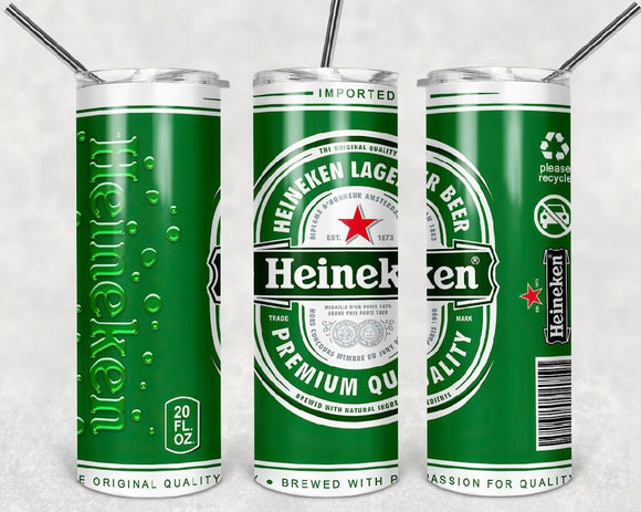 Heineken- 20oz stainless steel Tumbler