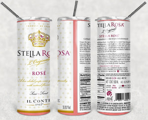 Stella Rosa Rosè- 20oz stainless steel Tumbler