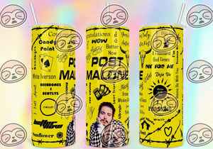 Post Malone- 20oz stainless steel sublimated Tumbler