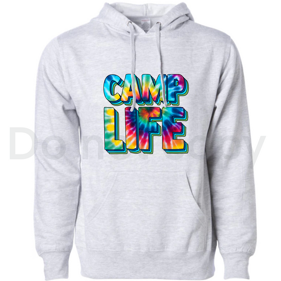 Colorful camp life- unisex hoodie