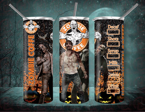 Zombie coffee Starbucks- 20oz stainless steel sublimated Tumbler