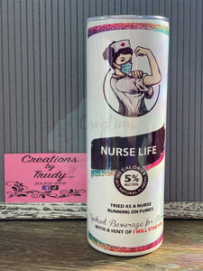 Nurse life seltzer- 20oz stainless steel Tumbler