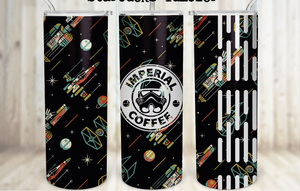 Star Wars Imperial coffee Starbucks mock- 20oz stainless steel sublimated Tumbler