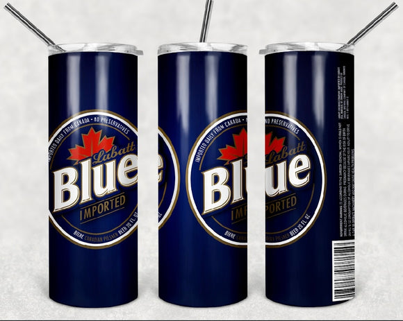 Labatt Blue- 20oz stainless steel Tumbler