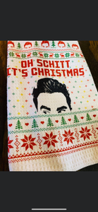 Hand towel- oh schitt it’s Christmas