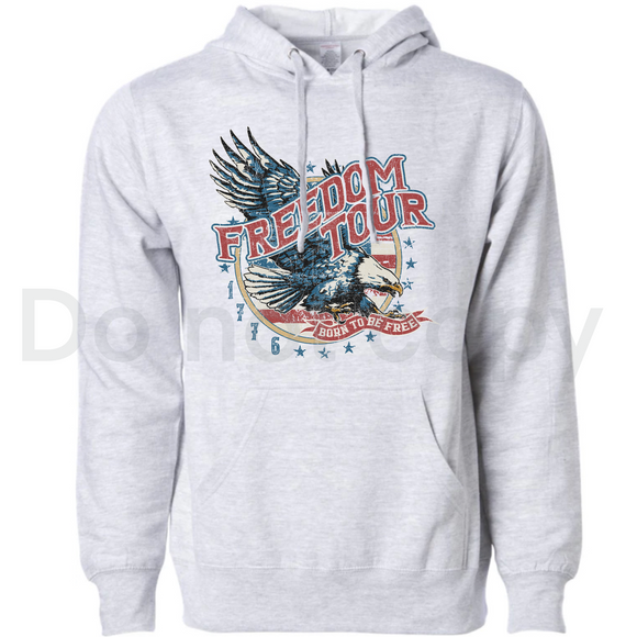 Freedom tour 1776 born to be free- unisex hoodie